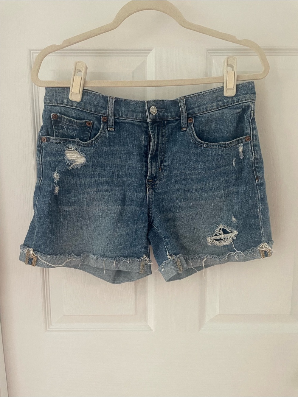 Denim Distressed Women's Shorts by Gap